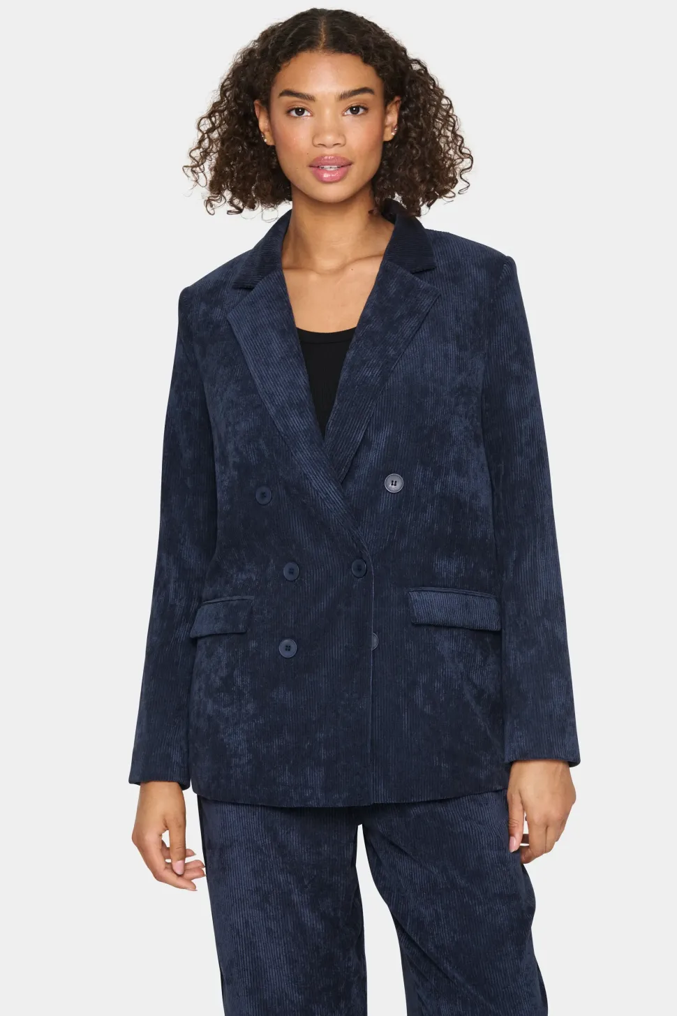 GabborSZ Double-breasted Corduroy Blazer-