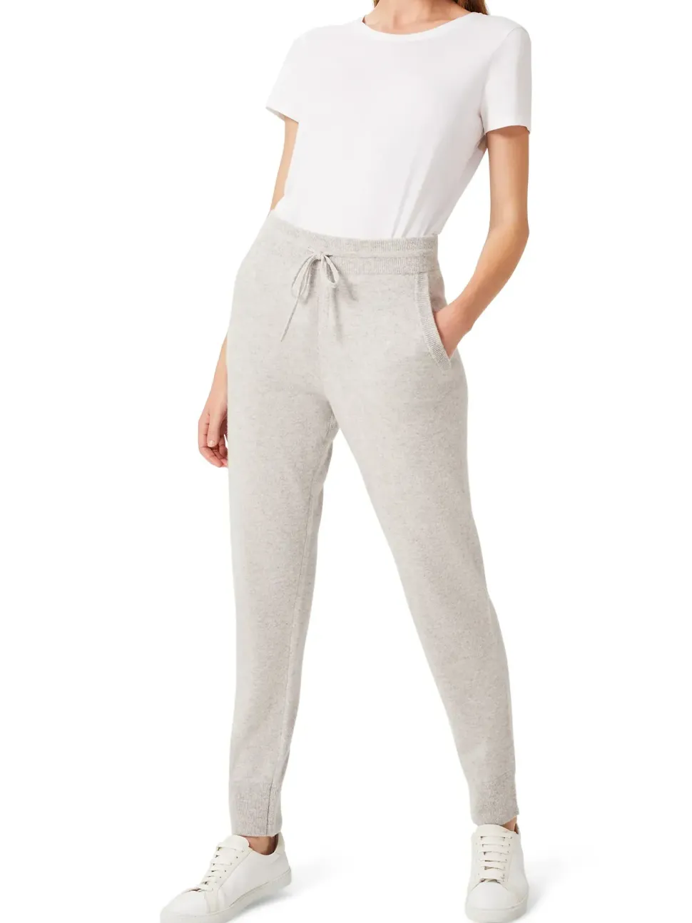 Gabrielle Cashmere Jogger-Plain