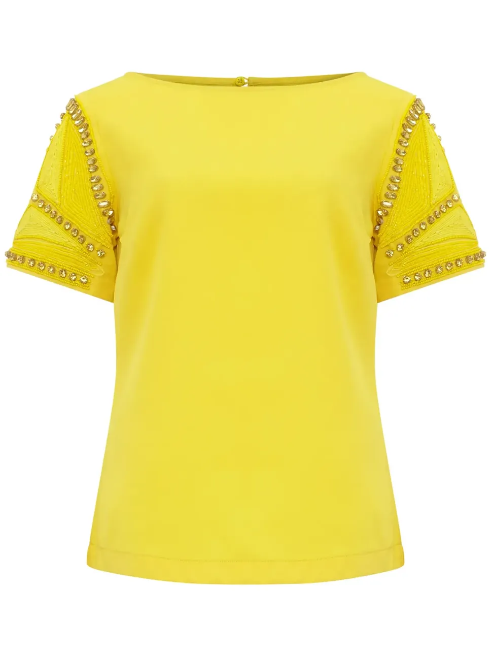 Gee Beaded Top-Plain