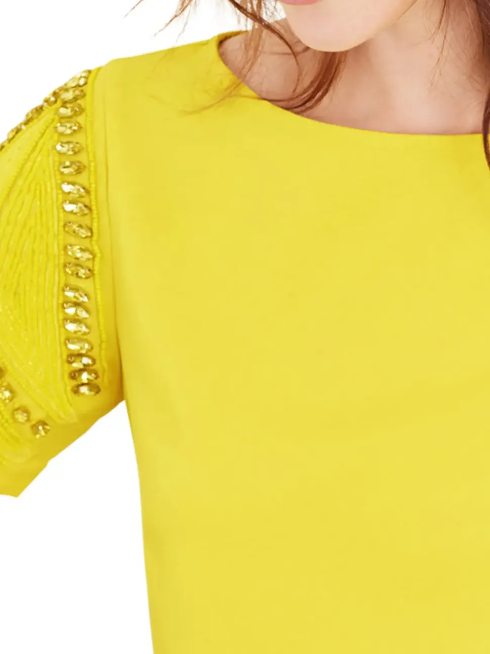 Gee Beaded Top-Plain