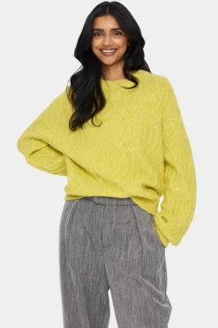 GeetaSZ Cable Knit Loose Fit Pullover-