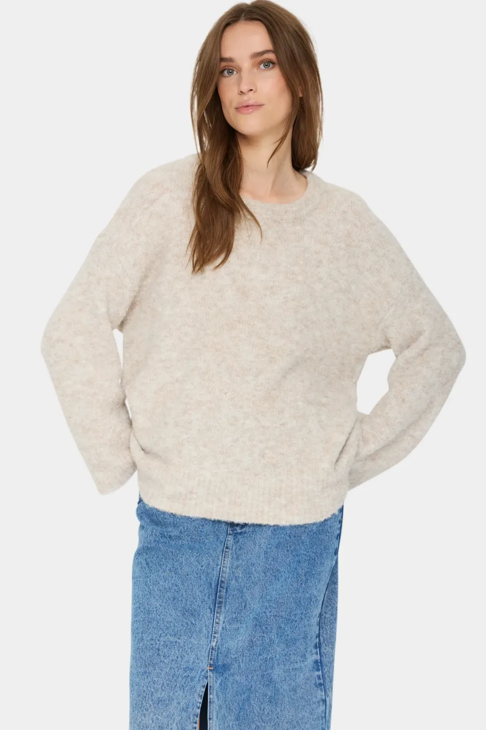 GelaSZ Oversized Wide Sleeve Pullover-