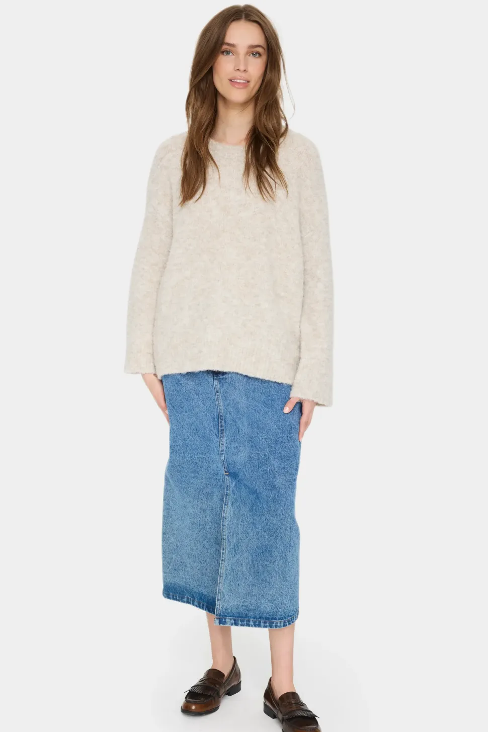 GelaSZ Oversized Wide Sleeve Pullover-