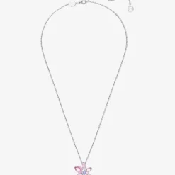 Gema Pink Flower Pendant Necklace 5662493