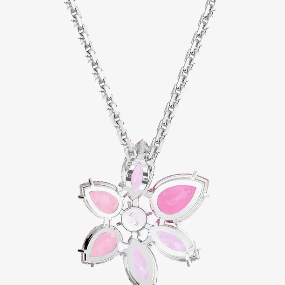 Gema Pink Flower Pendant Necklace 5662493