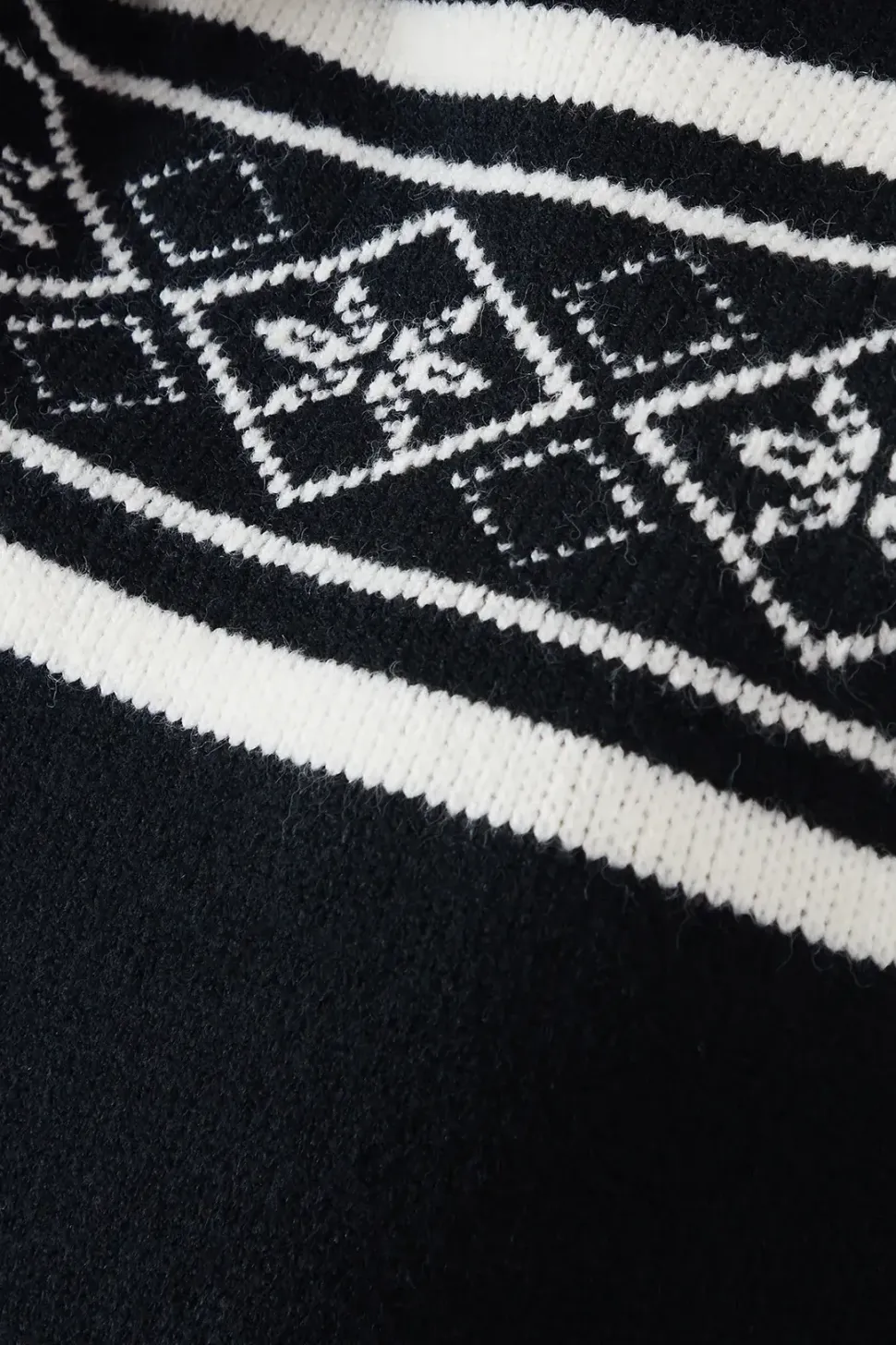 Geo High Neck Jumper
