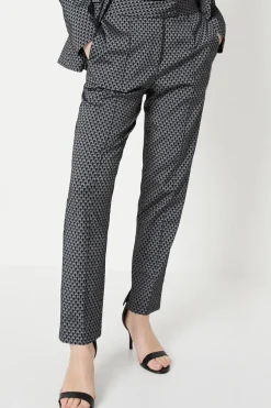 Geo Jaquard Tapered Trouser