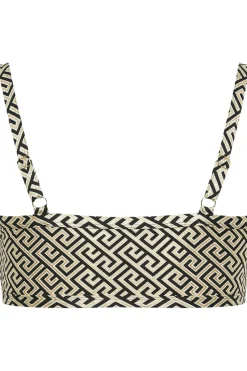 Geometric Print Bikini Top