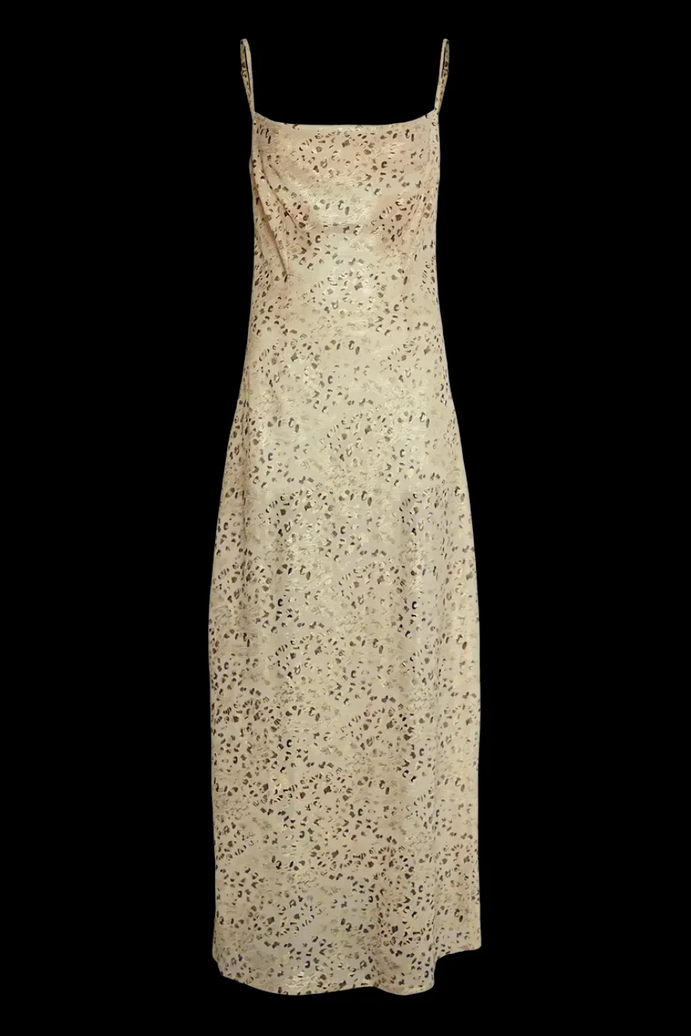 Georgette Animal Foil Cowl Maxi And Headscarf