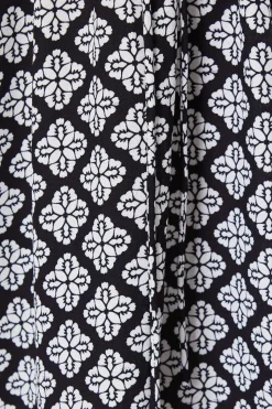 Geo Tiered Hem Mini Dress