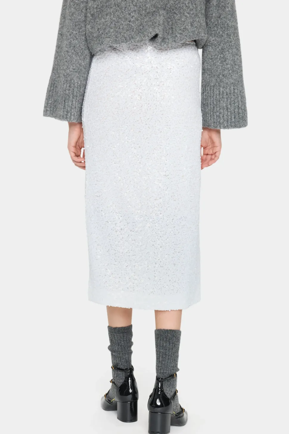 GertrudeSZ Sequin Midi Skirt-