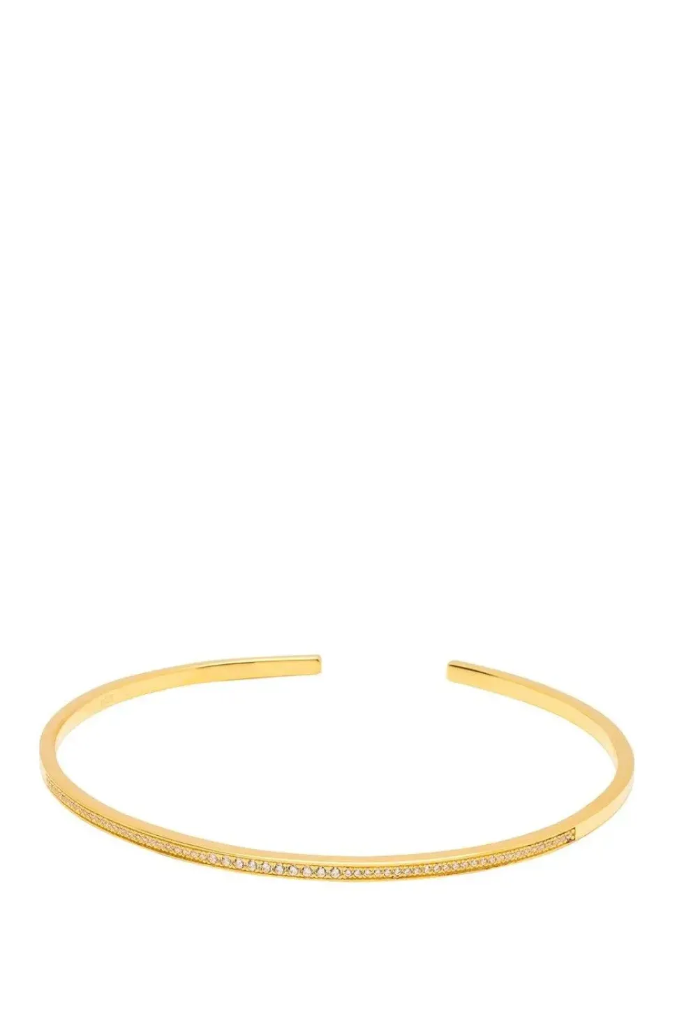 Gift Packaged 'Aaliyah' 18ct Yellow Gold Plated Silver Bangle