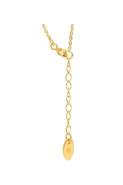 Gift Packaged 'Cosmos' 18ct Yellow Gold Plated 925 Silver Pearl Necklace
