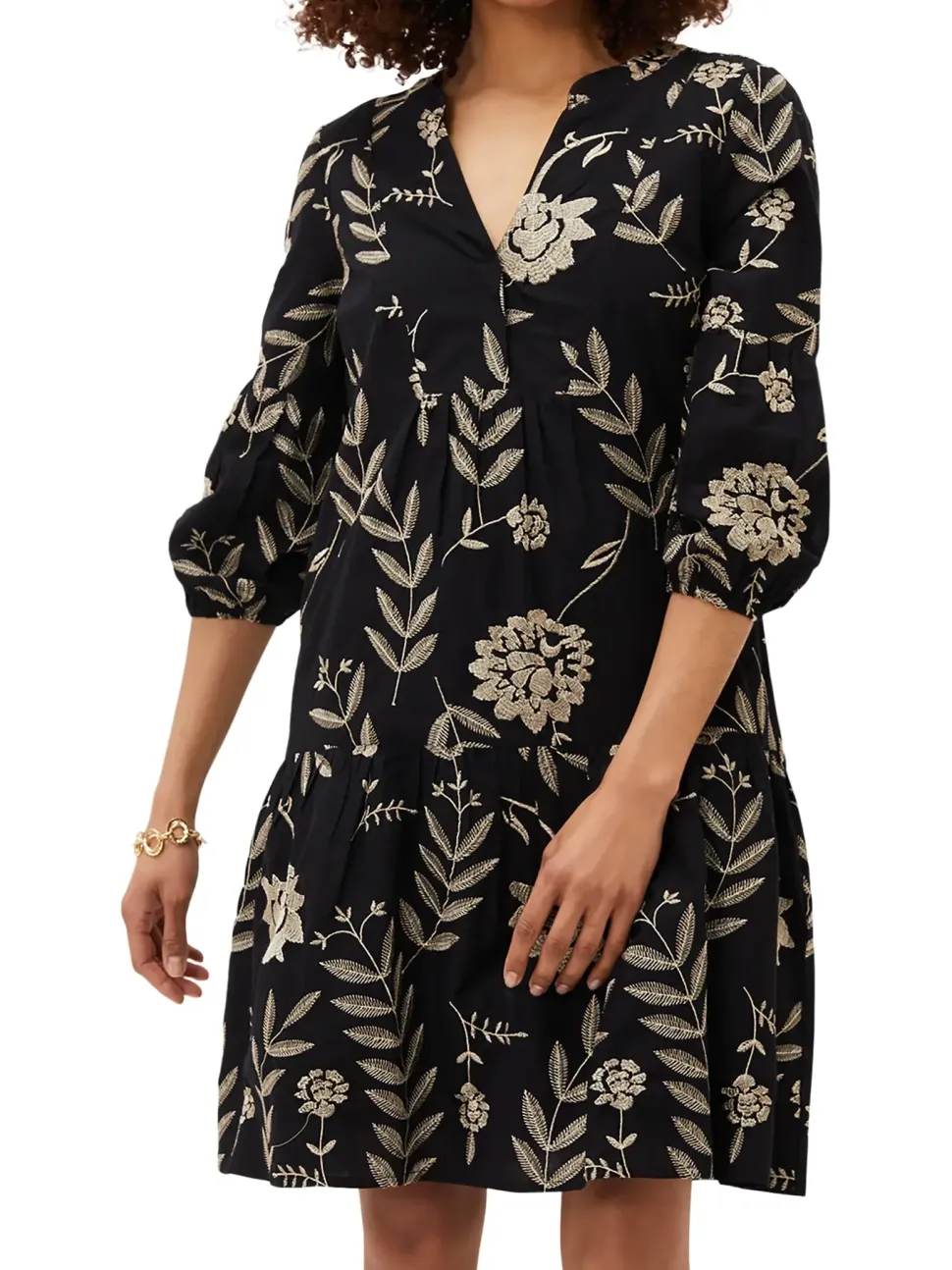 Gina Embroidered Dress-