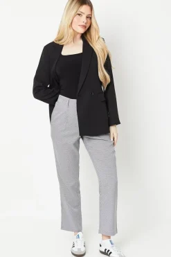 Gingham Kickflare Trousers