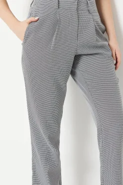 Gingham Kickflare Trousers