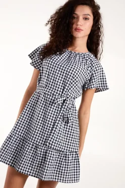 Gingham Mini Dress