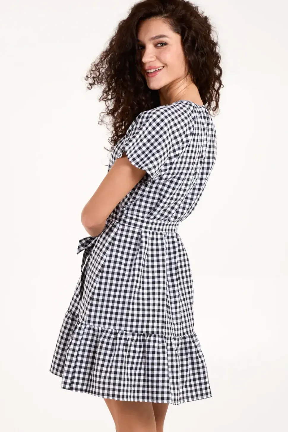Gingham Mini Dress