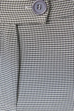 Gingham Wide Leg Trouser