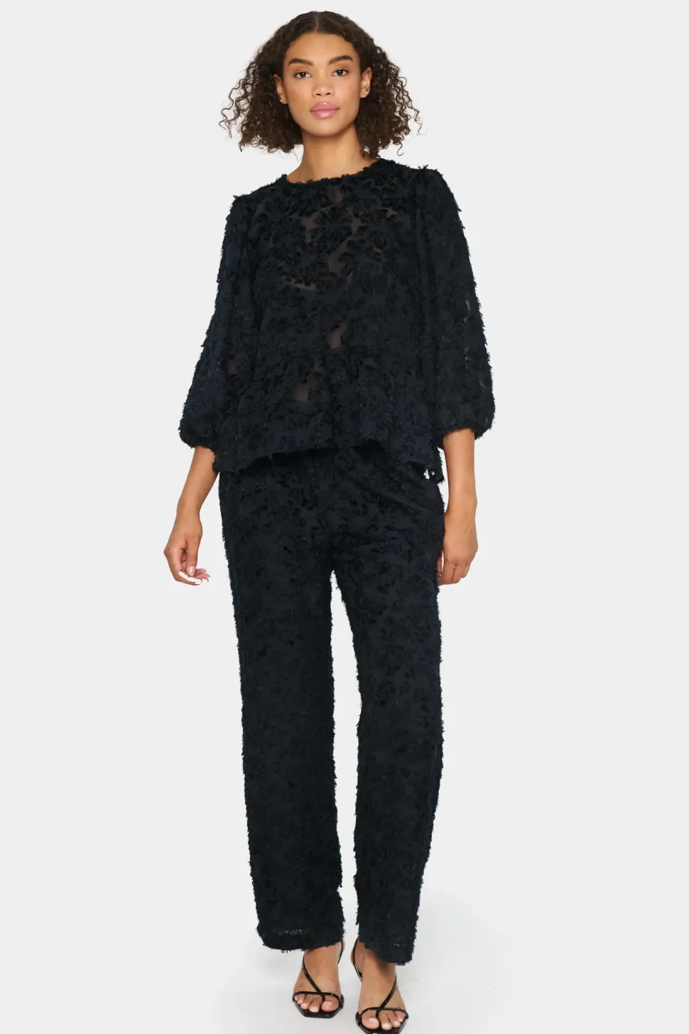 GiovannaSZ Chiffon 3/4 Sleeve Blouse-