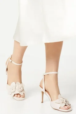 Giselle Corsage Detail Stiletto Heeled Sandals
