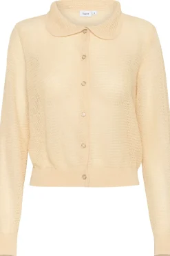 GizetteSZ Collar Button Cardigan-