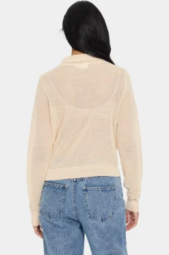 GizetteSZ Collar Button Cardigan-