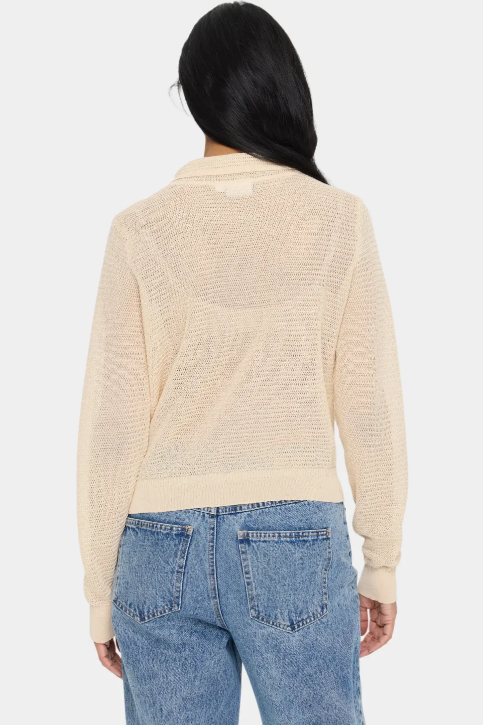 GizetteSZ Collar Button Cardigan-