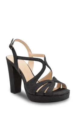 Glitter 'Rebecca' Platform Sandal