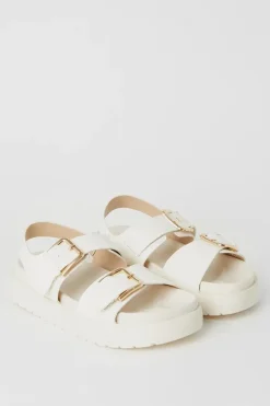 Glow Double Buckle Chunky Sandals