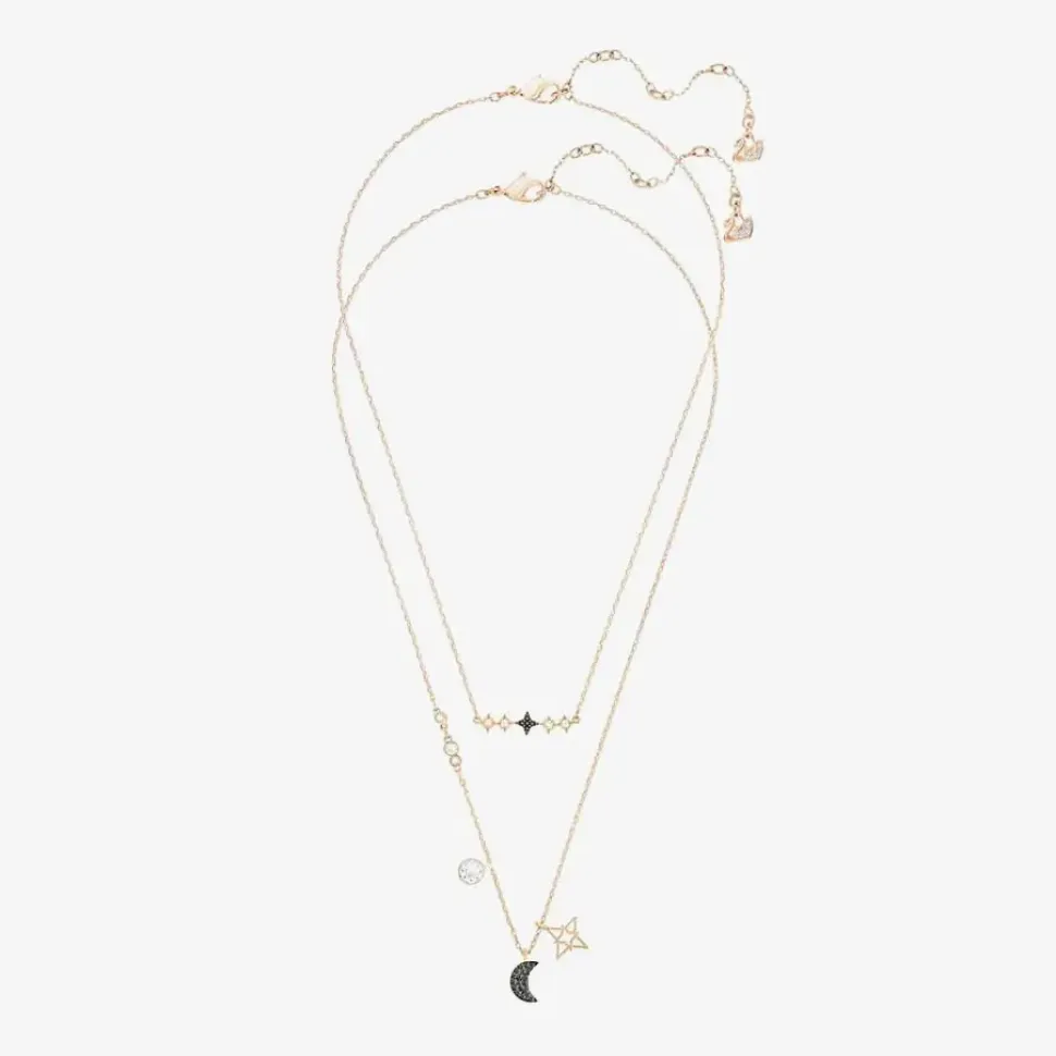 Glowing Multicoloured Moon Necklace Set 5273290