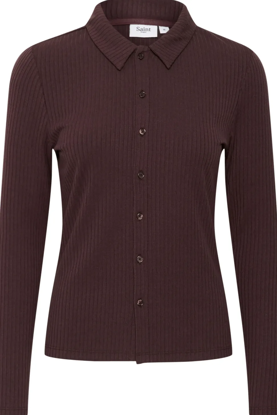 GodaSZ Spread Collar Rib Knit Cardigan-