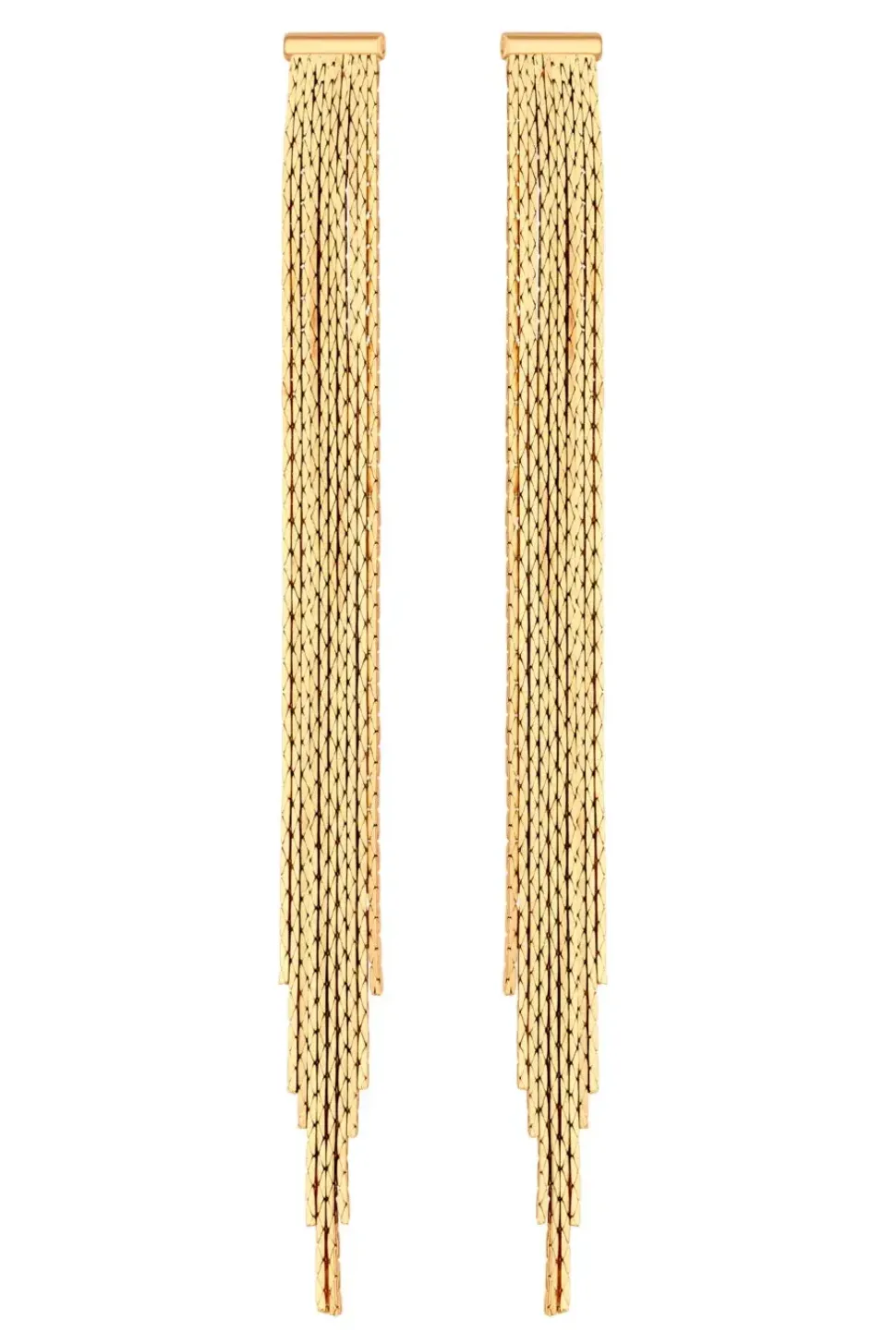 Gold Statement Snake Earrings