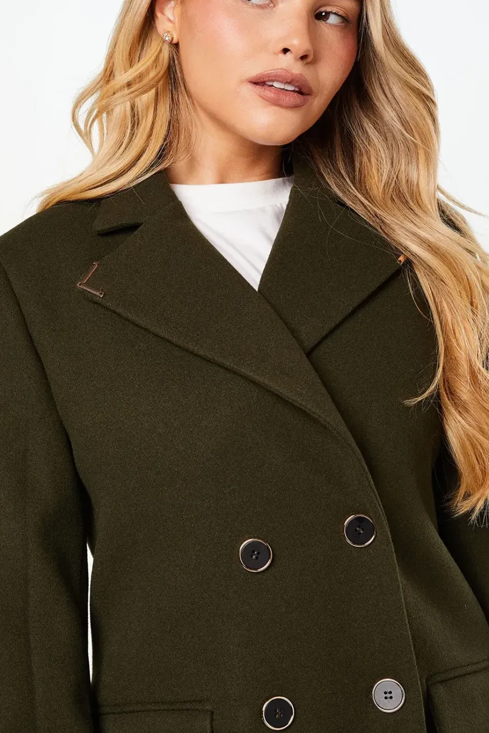Gold Trim Maxi Coat