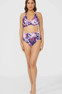 Gorgeous Arianna Palm Non Padded Plunge Underwire Bikini Top