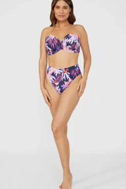 Gorgeous Arianna Palm Padded Strapless Bikini Top