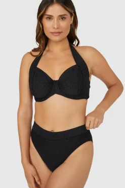 Gorgeous DD+ Gold Sparkle Balcony Non Pad Bikini Top