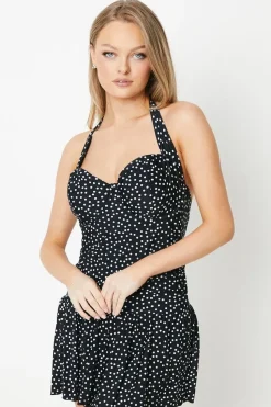 Gorgeous DD+ Spot Skirted Swimsuit