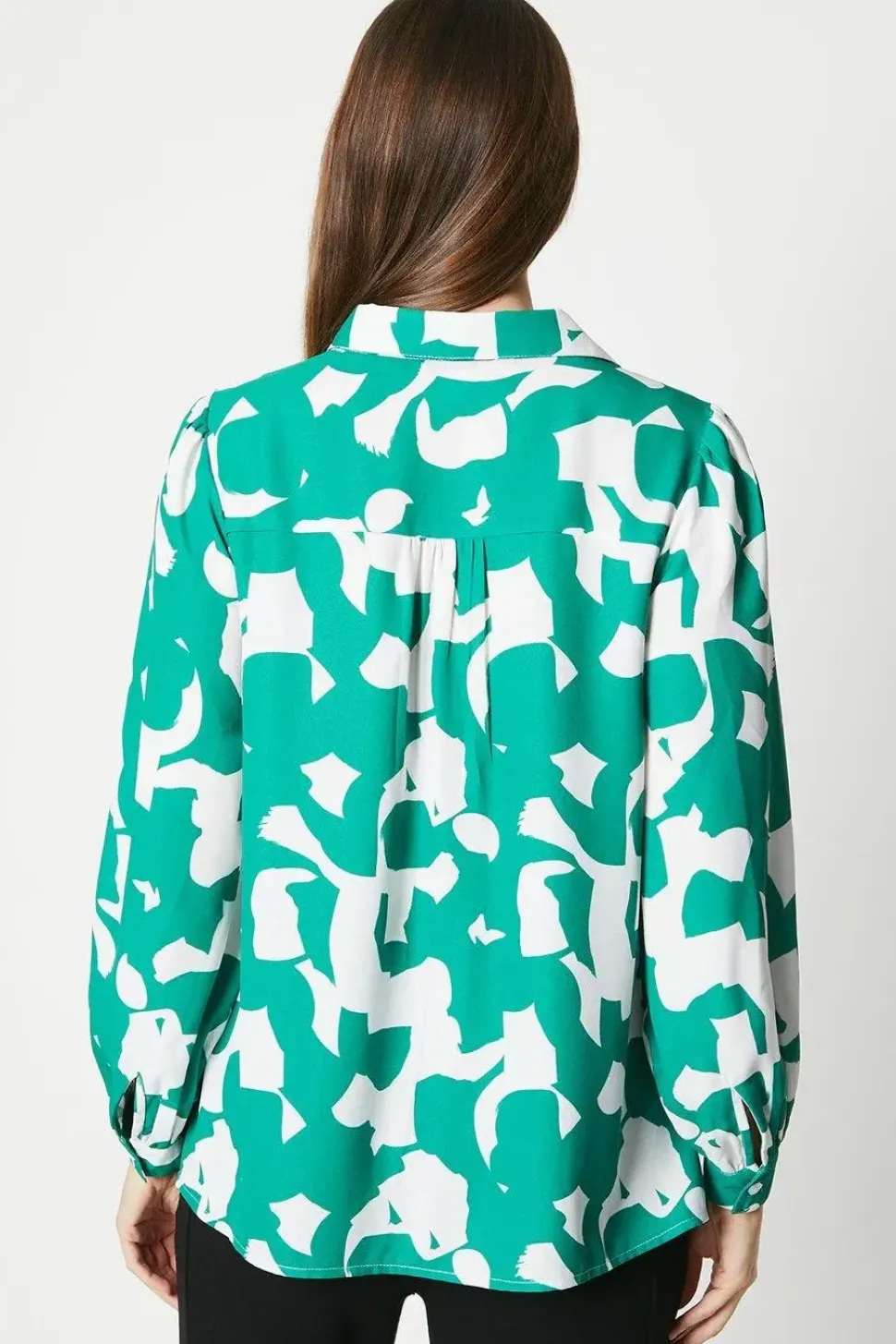 Green Abstract Shirt
