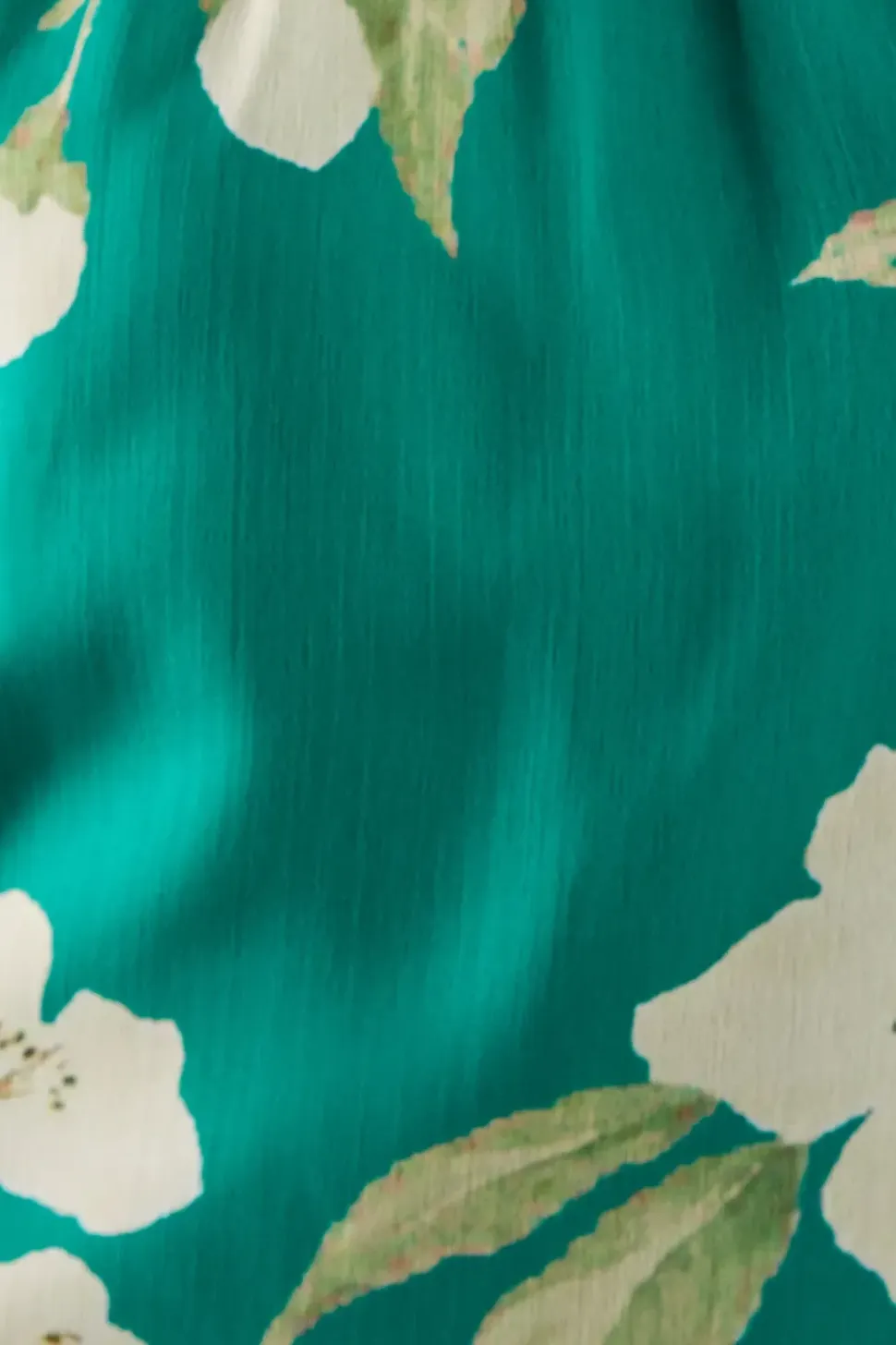 Green Floral Cut Out Detail Shift Dress