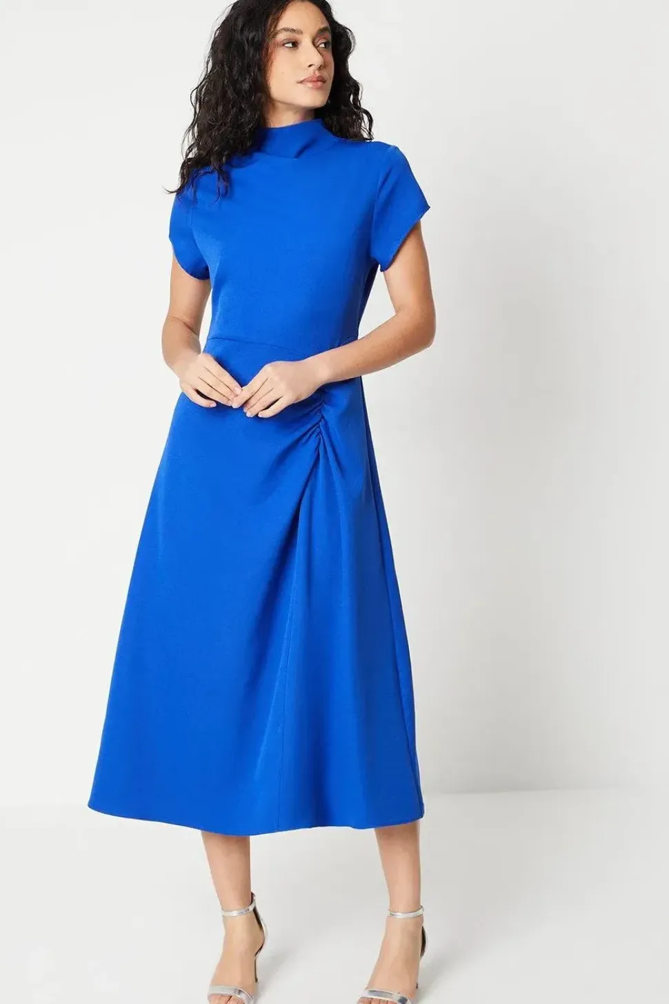 Green Occasion Fit & Flare Dress