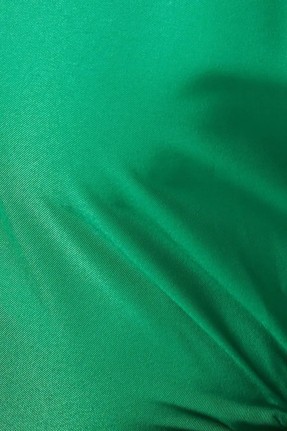 Green Waist Detail Crepe Midi Dress
