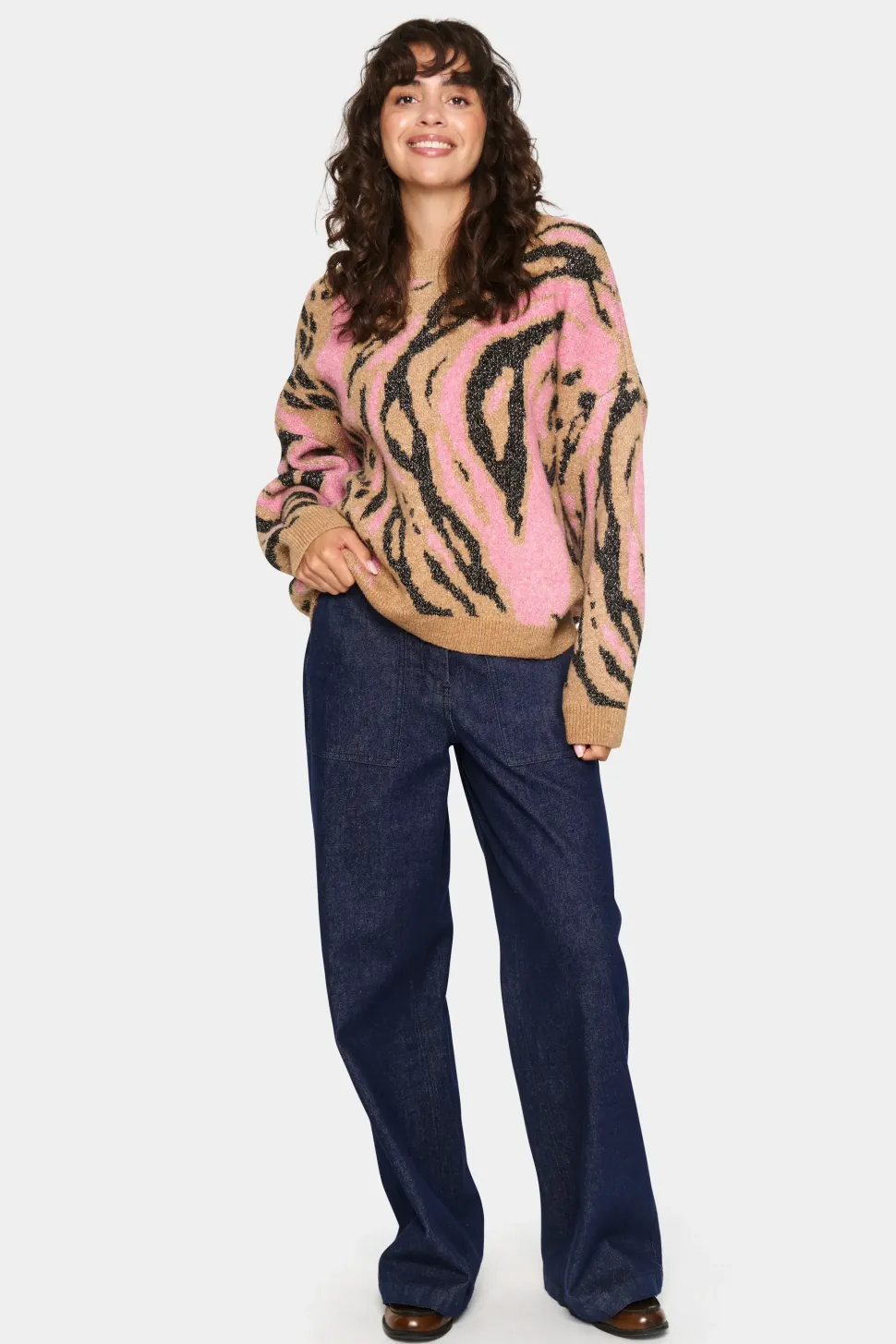 GucciaSZ Printed Casual Fit Pullover-