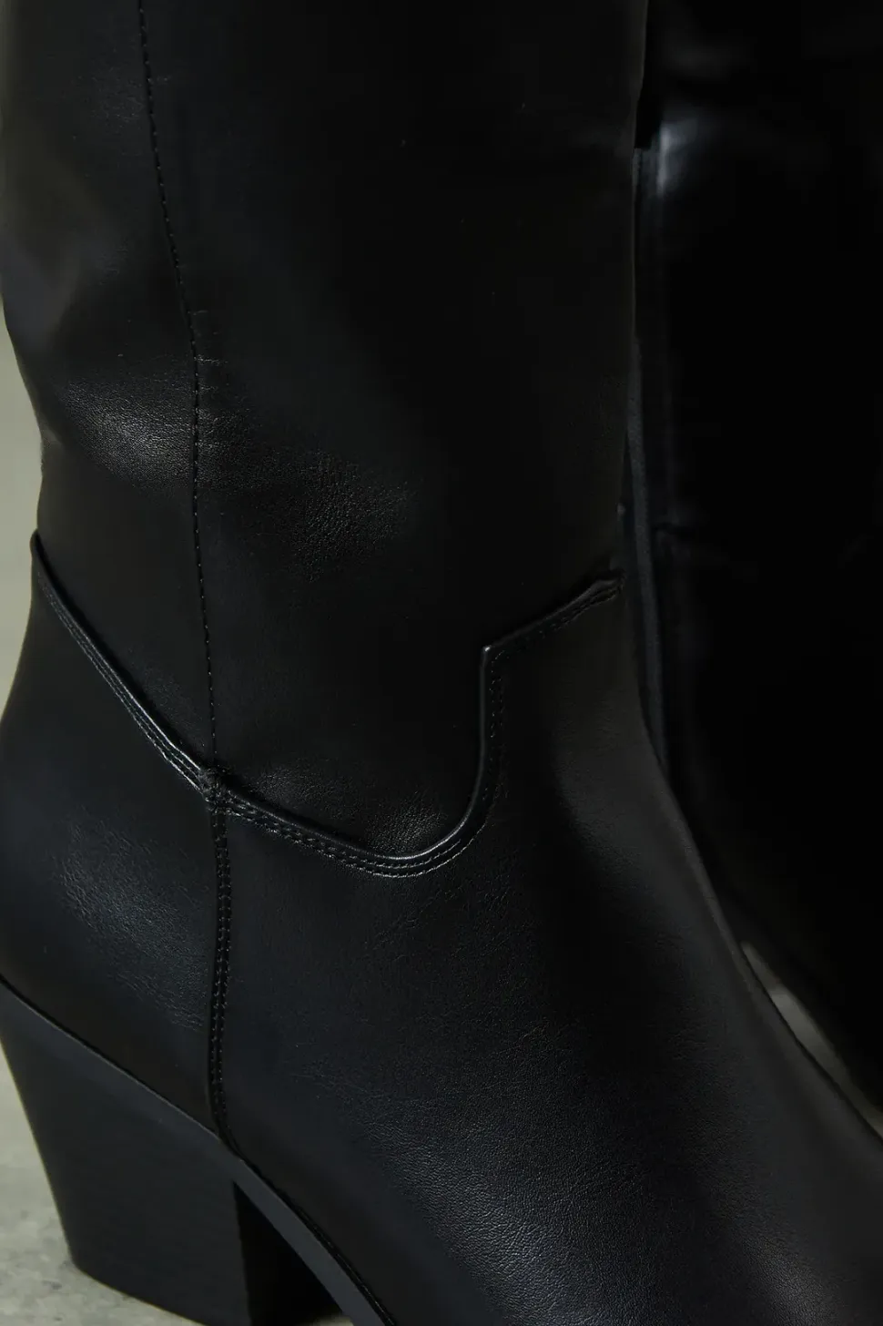 Hale Faux Leather Western Cowboy Boots