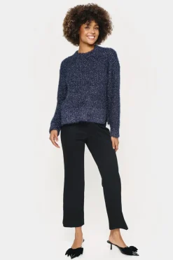 HalfaSZ Pullover Glitter Knit Casual Fit-