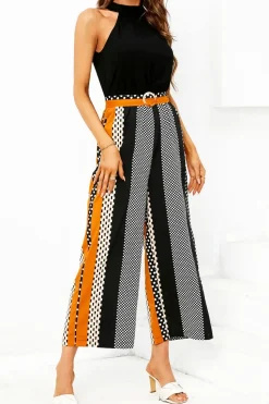 Halter Neck 2 In 1 Jumpsuit