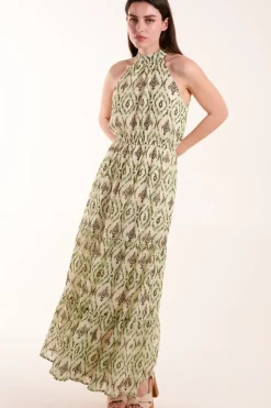 Halter Neck Maxi Dress