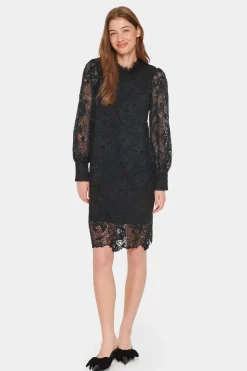 HarlowSZ Lace Dress Long Sleeves-