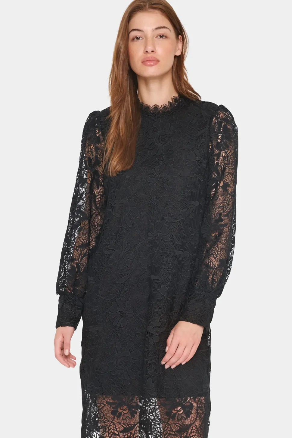 HarlowSZ Lace Dress Long Sleeves-