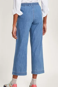 Harper Crop Wide Leg Pull-On Jeans Regular Length